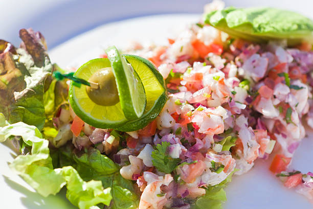 Filetti Pesce Cheviche Crudo Rum Mojito