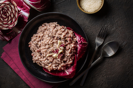 Riso Risotto Radicchio Formaggio Ricette Light